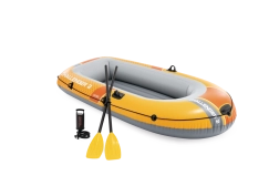 Intex Challenger 2 felfújható csónak 2 személy részére szett pumpával és evezőkkel
