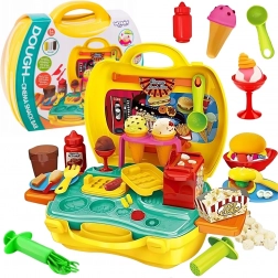 Woopie modellező gyurma snackkészítő szett bőröndben