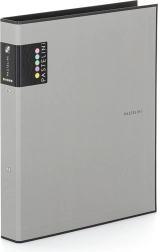 PASTELINI A4 iratrendező, szürke, 2 gyűrűs, laminált