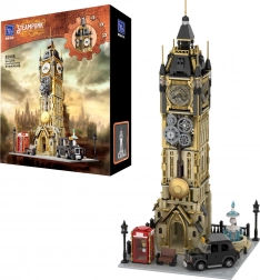 Pantasy Steampunk Big Ben óratorony építőkészlet, 2424 darab