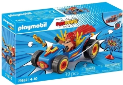 Playmobil Funstars Racing: birkózó – versenyszett felhúzós motorral