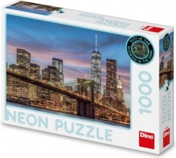 Puzzle Dino Neon New York 1000 darabos