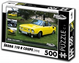 Retroautó Puzzle Škoda 110 R Coupe 1974 - 500 darab