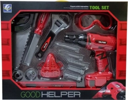 Kis barkácskészlet – szerszámok akkumulátoros fúróval