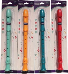 Műanyag furulya gyerekeknek bliszterben, 4 szín