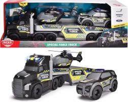 Dickie Toys SOS vontató kamion rámpával és mentőjárművekkel