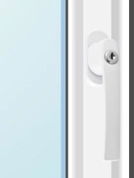 Kulccsal zárható ablakkilincs – fehér