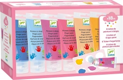 DJECO Ujjal festhető festék tubusban 6×75 ml