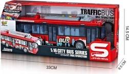 Játék trolibusz fény- és hangeffektekkel