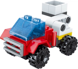 Qman Squros mentőjármű Skyline 3 az 1-ben – mini építőkészlet