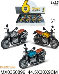 Motorbicikli 1:12 fénnyel és hanggal