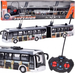 Távirányítós csuklós trolibusz 36 cm