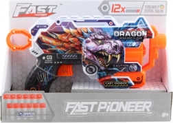 Habgolyós játékpisztoly sárkányos mintával