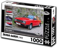 RETRO-AUTA kirakó Škoda Garde 1983, 1000 darab