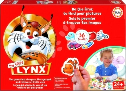 Educa My First Lynx – képes észlelési játék gyerekeknek (36 kártya)