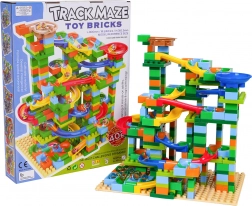 Golyópálya építőkészlet, 402 darab