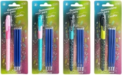 Radírozható Concorde CoolMix toll, kék 0,7 mm + 3 pótrefill