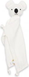 NEW BABY muszlin alvókendő koala, fehér
