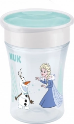 NUK Mini Magic 360° gyerek pohár tetővel, Frozen Elsa, 230 ml