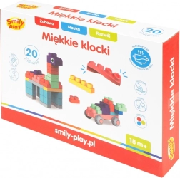 Puha építőkockák – 20 darabos készlet
