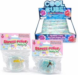 Relaxáló antistressz kocka halacskával 5 cm