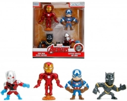 MARVEL AVENGERS fém figura szett 6 cm – 4 db