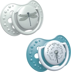 LOVI dinamikus szilikon cumi BOTANIC 6-18 hó 2 db fiú