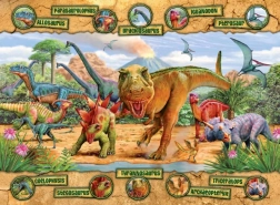 Puzzle Dinoszauruszok XXL 100 darabos