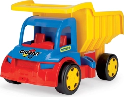 Gigant billenőplatós teherautó GIGANT kék–sárga WADER 55 cm