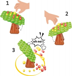 Stay Apple - Egyensúlyozó játék gyerekeknek
