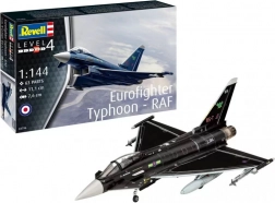 Eurofighter Typhoon RAF 1/144 műanyag repülőgép makett