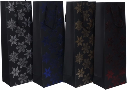 Ajándék táska üveghez Karácsony