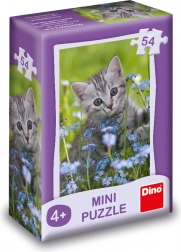 Mini állatos puzzle 54 darabbal – vegyes motívumok