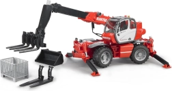 Bruder MANITOU MRT 2150 teleszkópos rakodó tartozékokkal 1:16