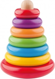 Színes rakosgató piramis