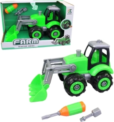 Csavarozható kotrógép gyerekeknek