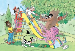 JUMBO puzzle Csúszós csúszda gyerekeknek - 150 darab