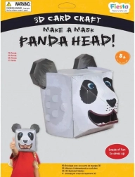 Fiesta Crafts Kreatív 3D panda maszk készlet