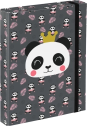 A5-ös panda mintás füzetborító mappa