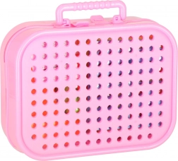 Kreatív mozaikás készlet bőröndben akkus csavarozóval – építőkészlet gyerekeknek – Egyszarvú