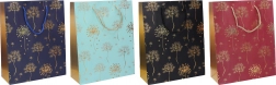 Ajándéktáska, 26 × 32 × 10 cm, egész évben használható, 4 színben