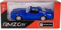 RMZ City PONTIAC Firebird 1978 1:32 fém modell, kék