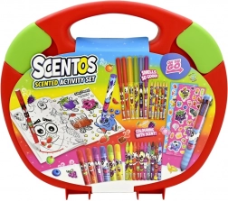 Illatos kreatív bőrönd Scentos gyerekeknek