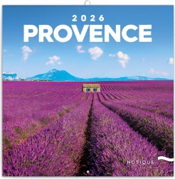 Jegyzetes naptár Provence 2026