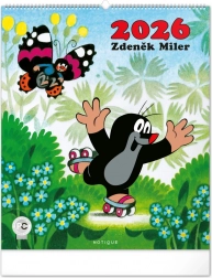 Falra szerelhető kalendárium Kisvakond 2026