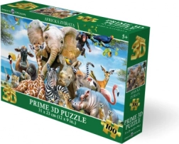 3D puzzle Afrikai mosoly 63 darab