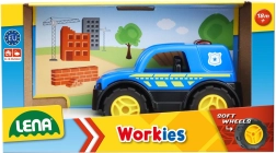 LENA Workies rendőrautó 12 cm