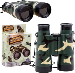 Gyerek terepmintás távcső iránytűvel