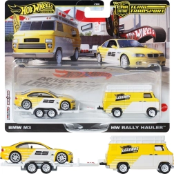 Hot Wheels Premium Team Transport Rally Hauler és BMW M3 E46 1:64