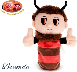 Brumda plüss kesztyűbáb A méhecske mackók történetei 24 cm - 1 db